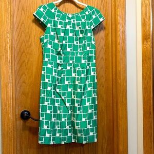 Banana Republic green and white size 8 Dress